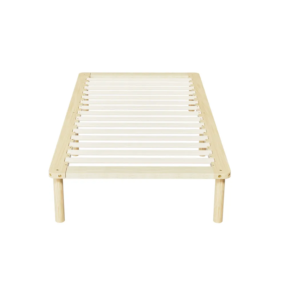 Artiss Bed Frame Single Size Wooden Base Mattress Platform Timber Pine AMBA