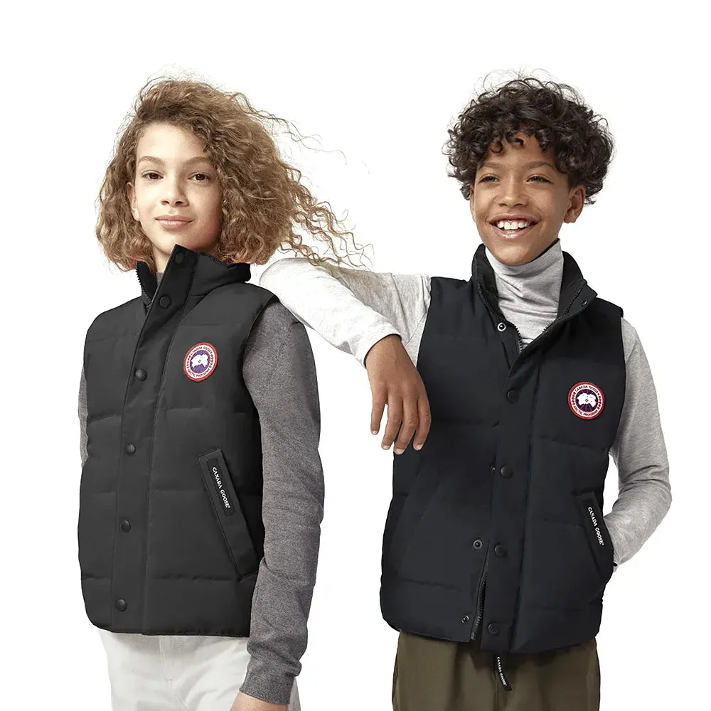 Canada Goose Kids Youth 4554Y Vanier Down Vest - Black