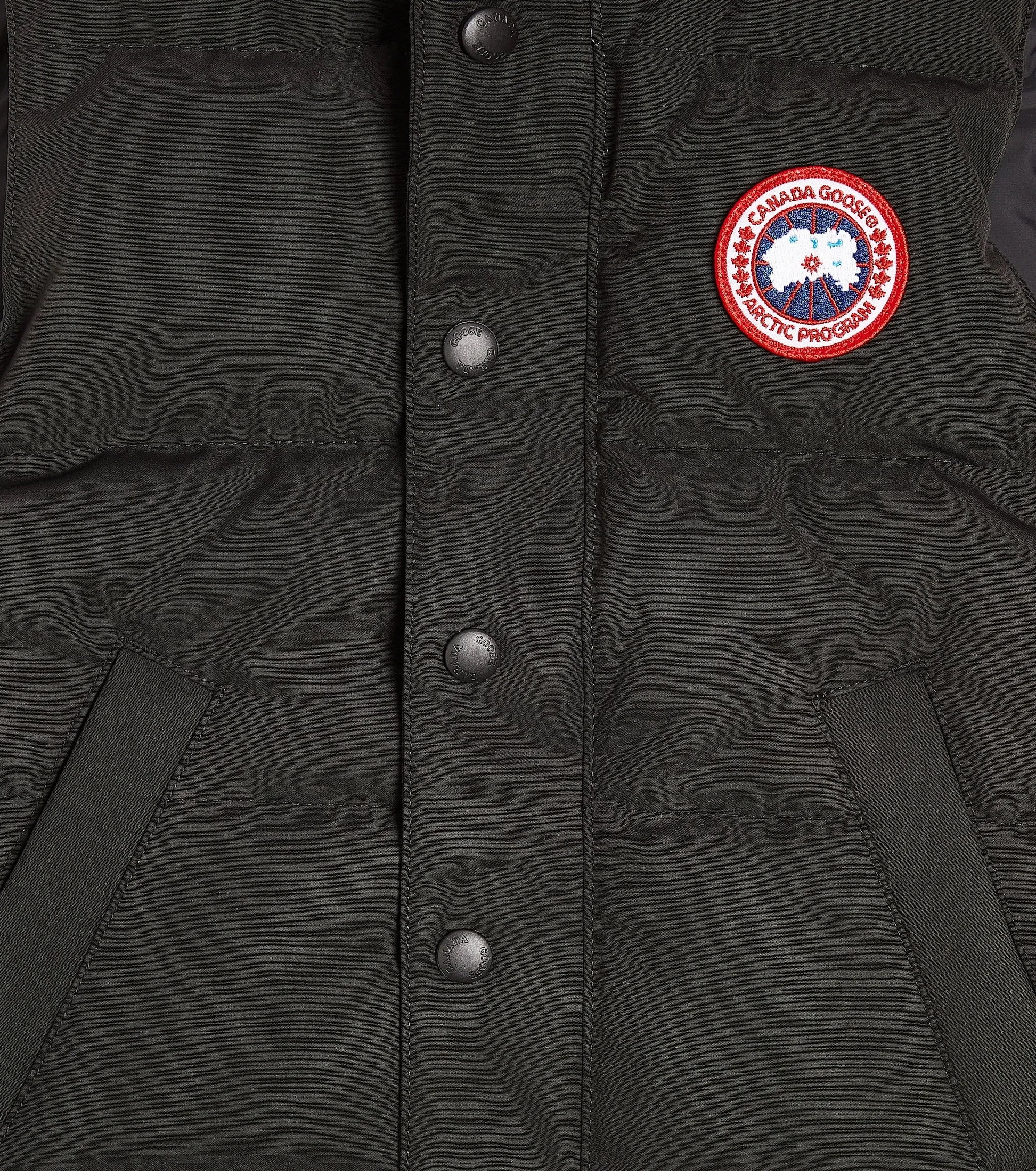 Canada Goose Kids Youth 4554Y Vanier Down Vest - Black