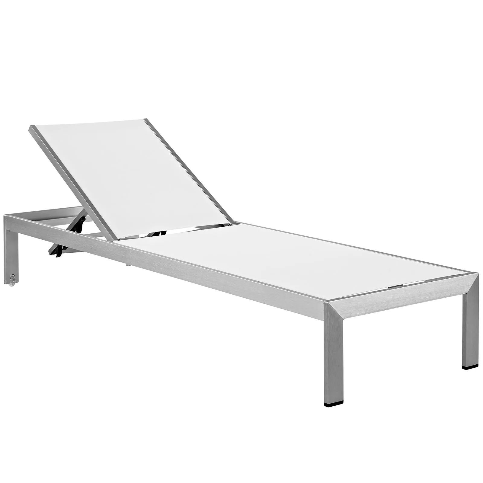 Coast Outdoor Patio Aluminum Mesh Chaise Set of 6