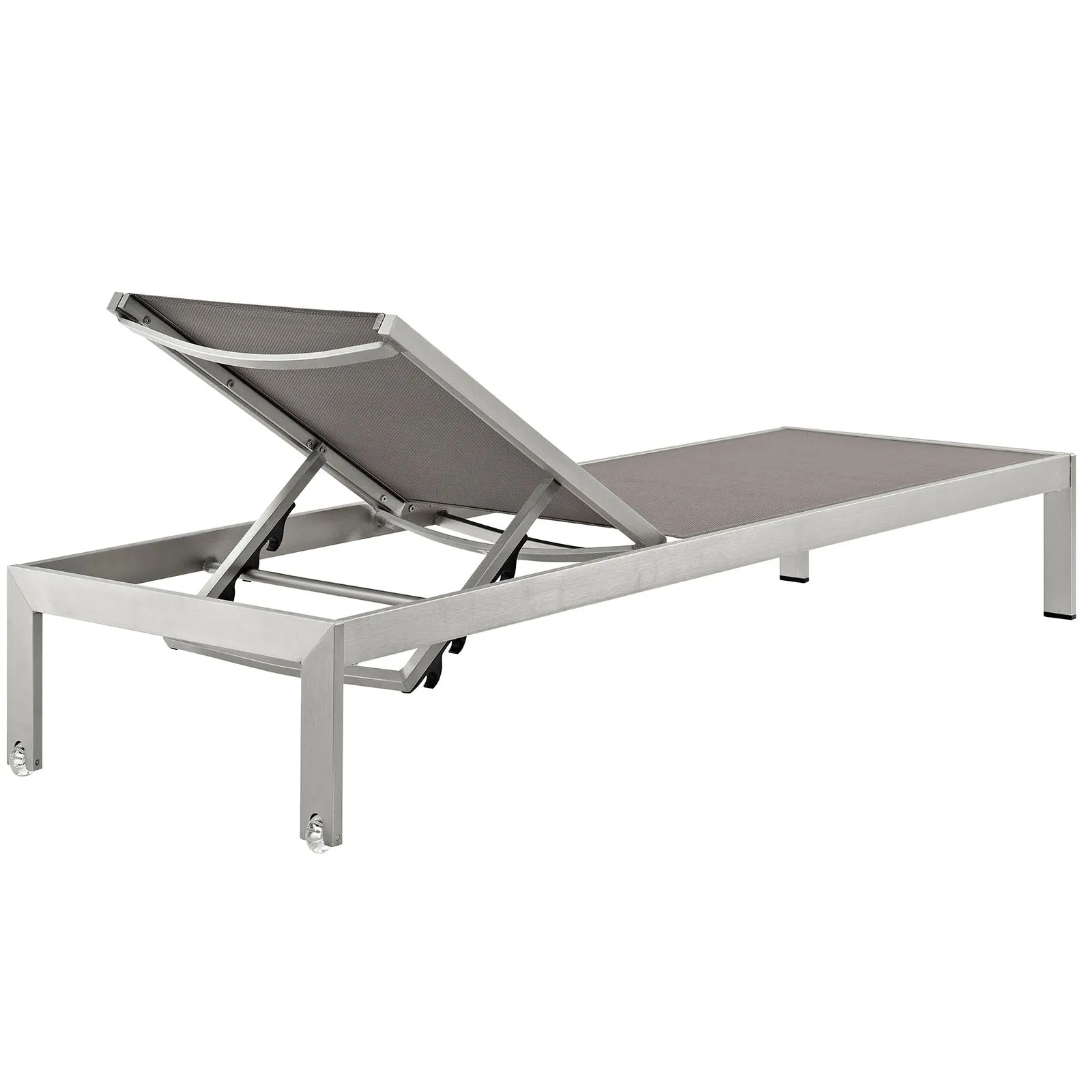 Coast Outdoor Patio Aluminum Mesh Chaise Set of 6