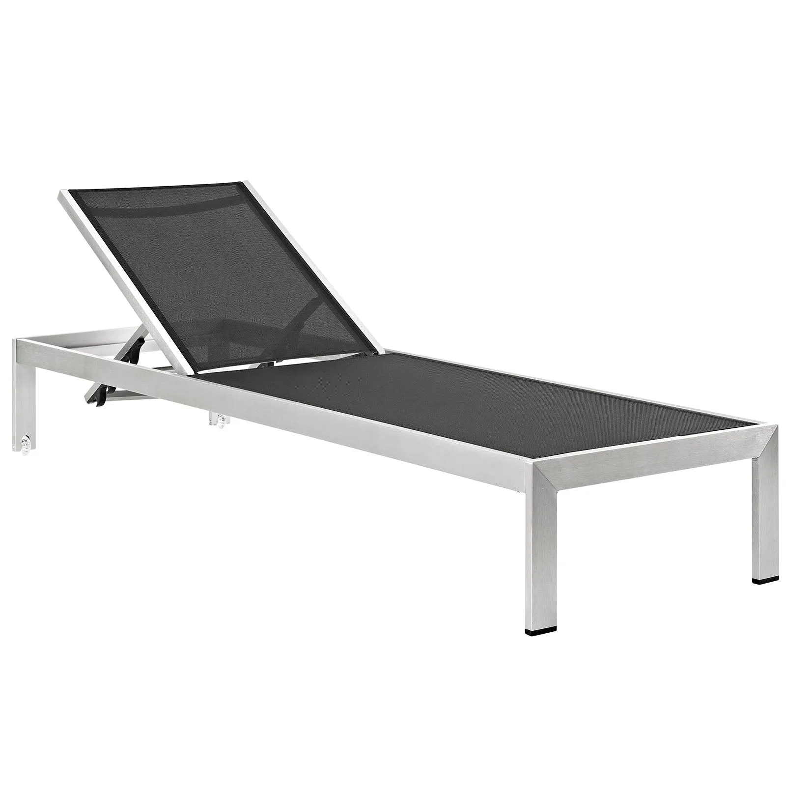Coast Outdoor Patio Aluminum Mesh Chaise Set of 6