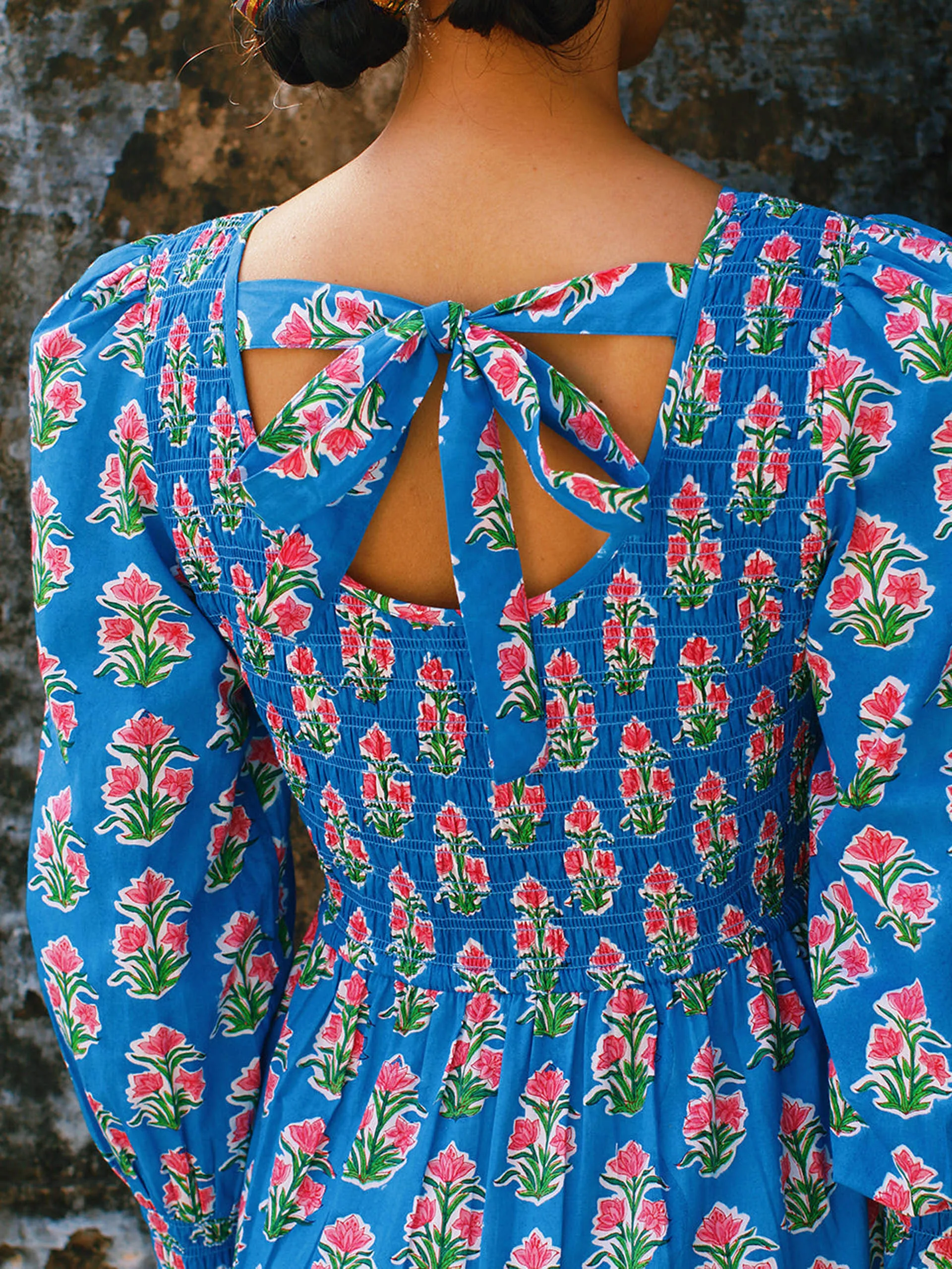 Cobalt tulip abigail dress