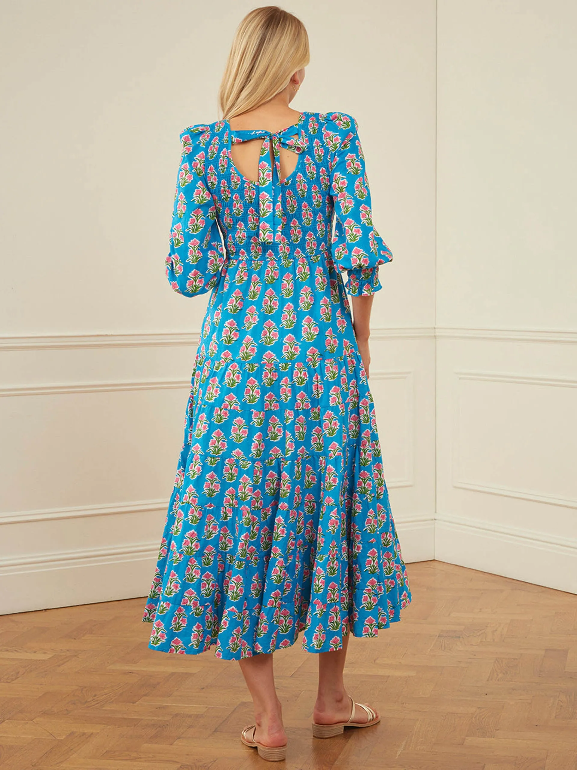 Cobalt tulip abigail dress