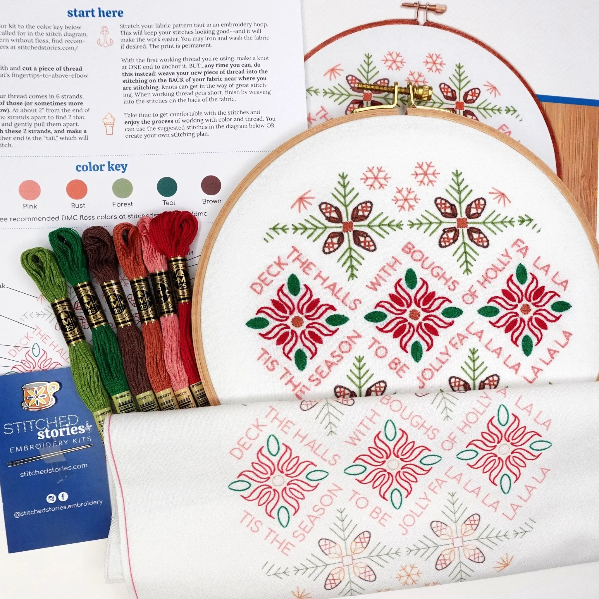 Deck the Halls Embroidery Kit