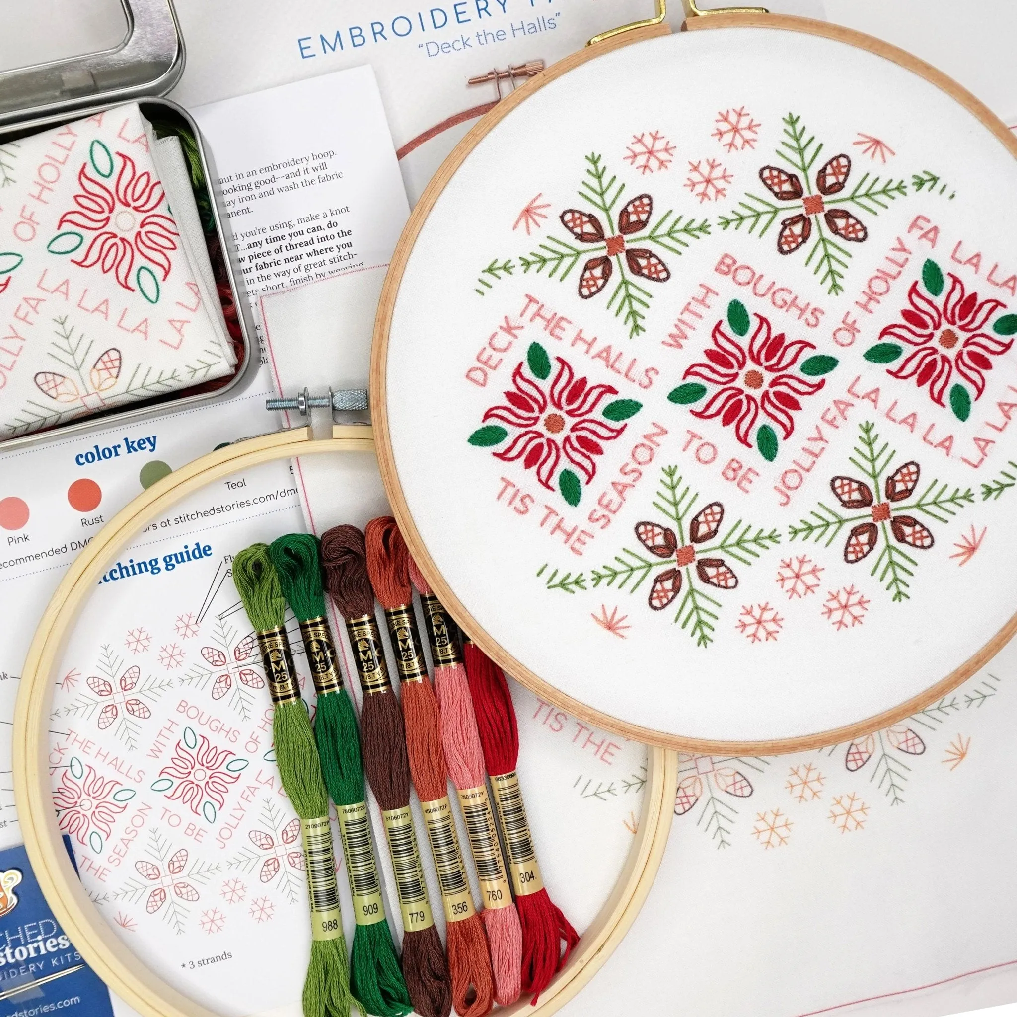 Deck the Halls Embroidery Kit