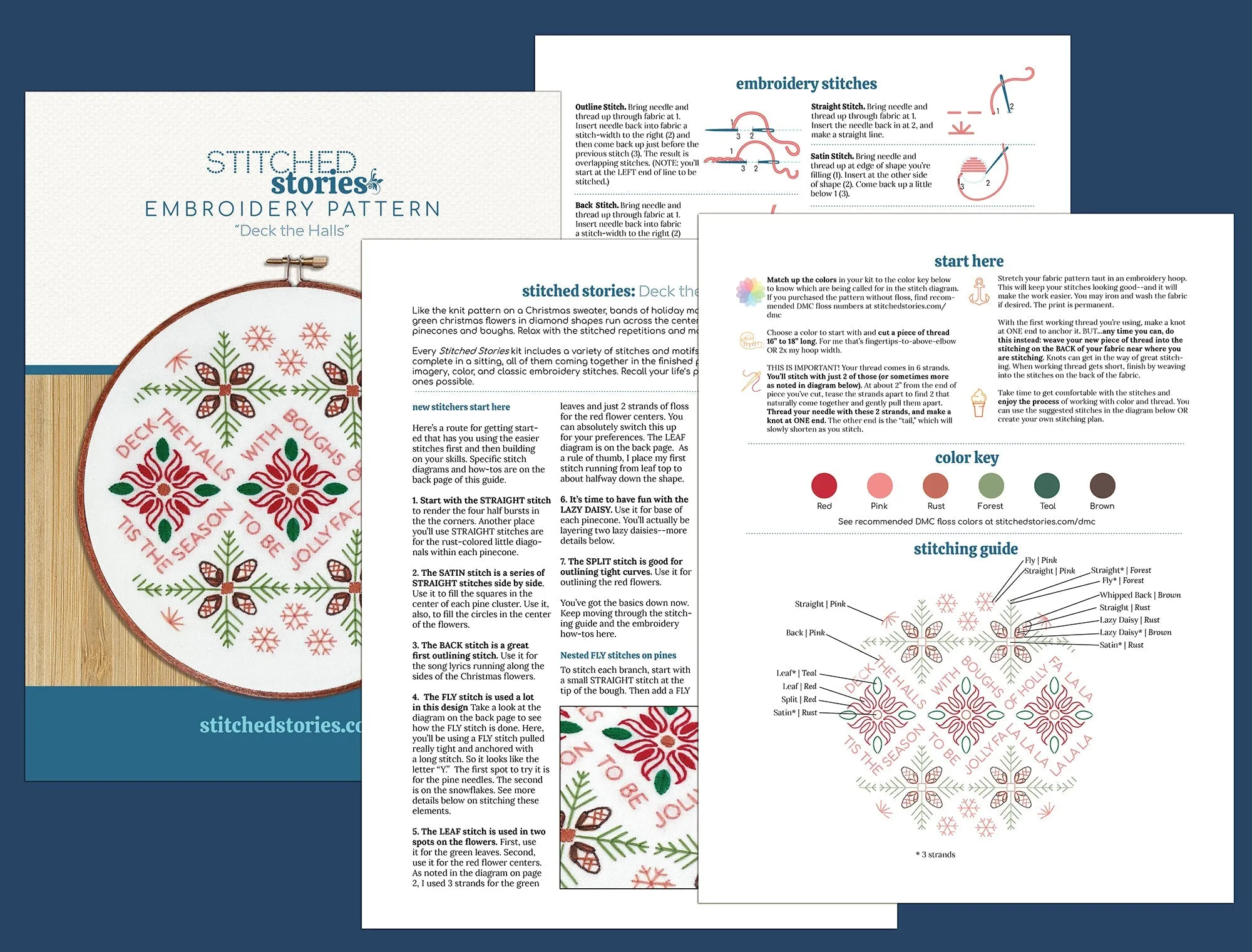 Deck the Halls Embroidery Kit