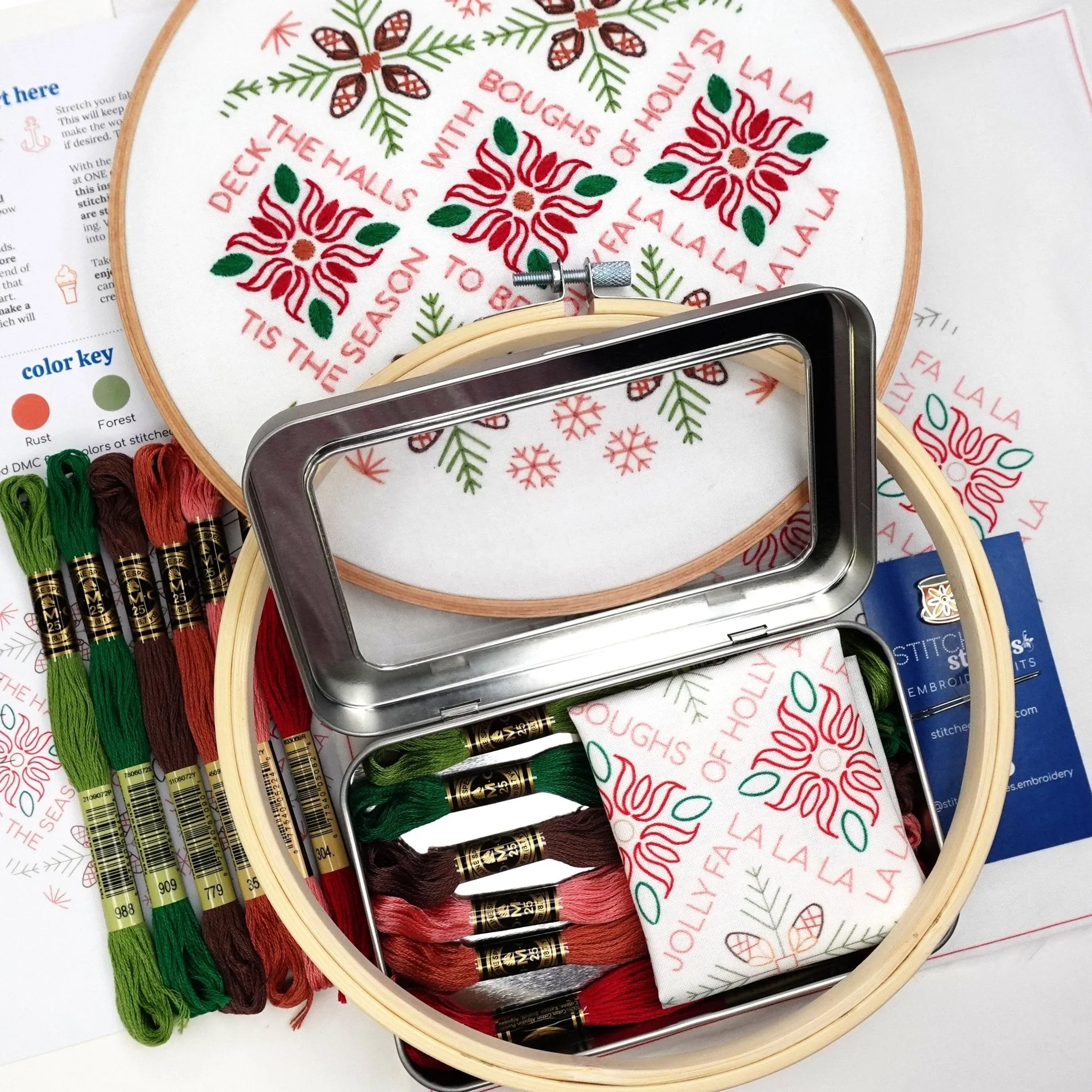 Deck the Halls Embroidery Kit