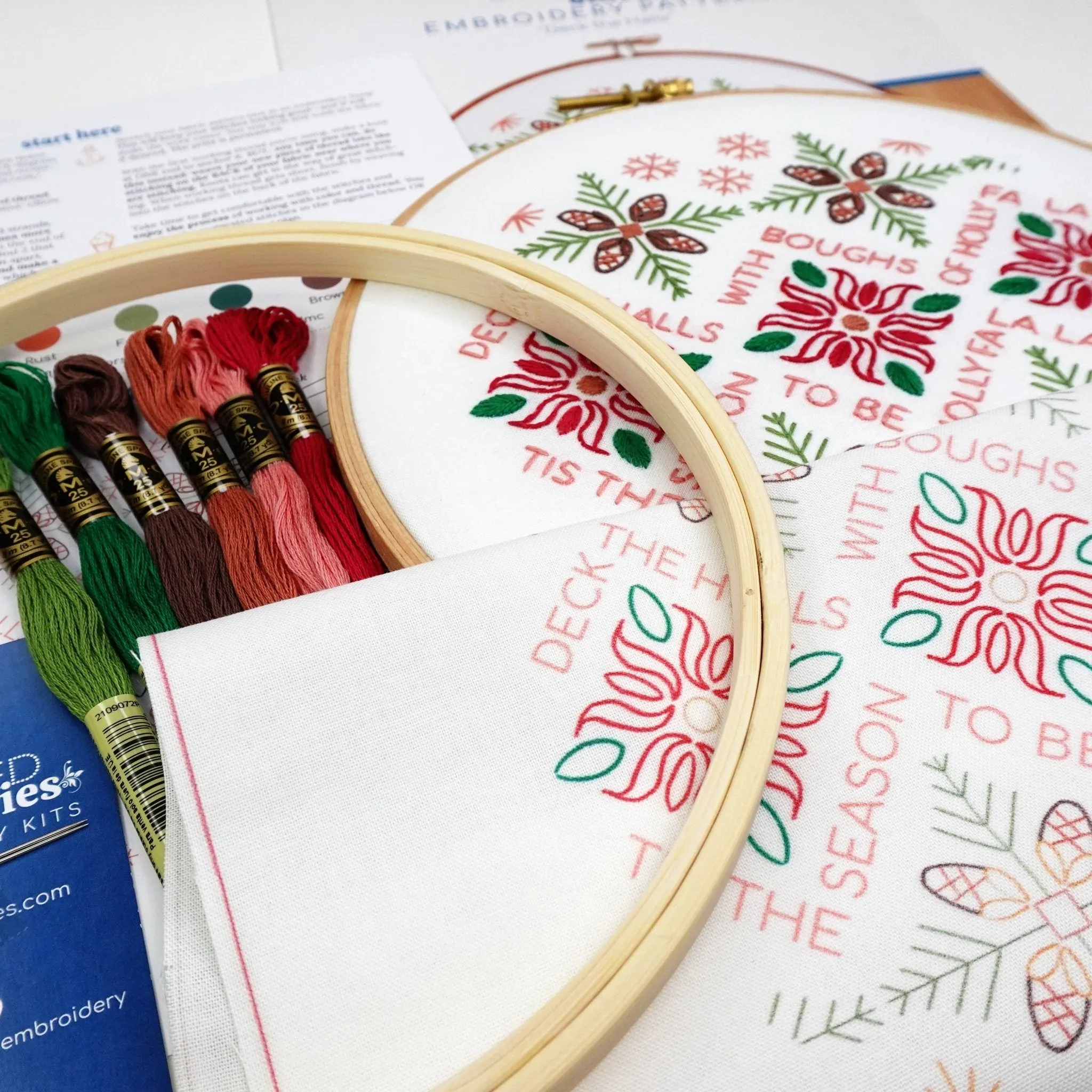 Deck the Halls Embroidery Kit