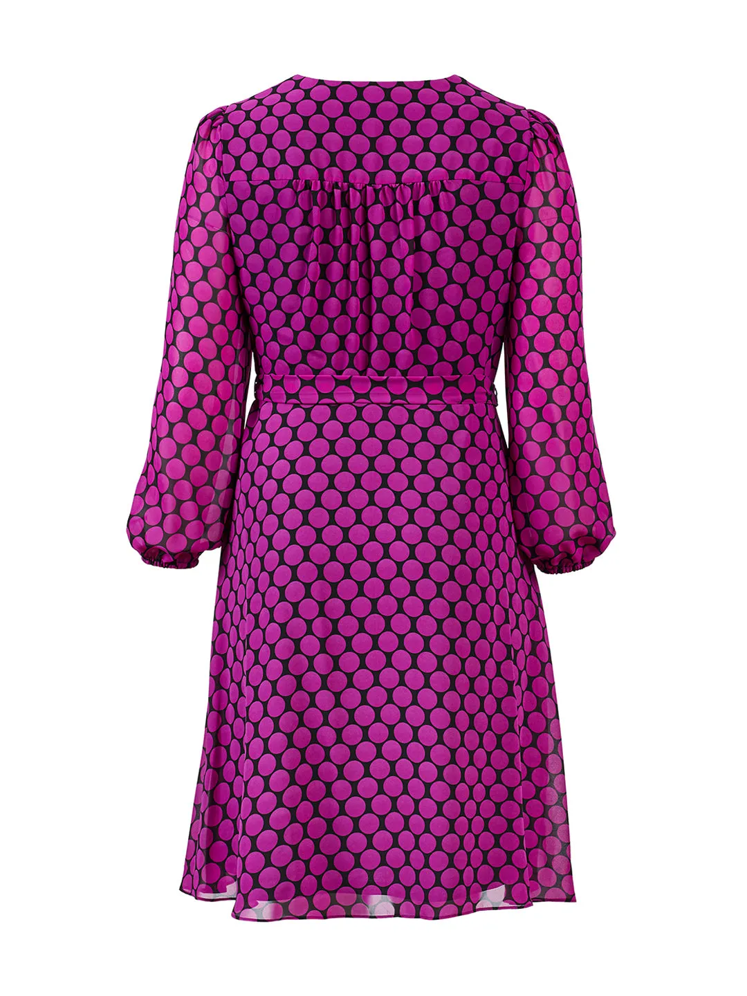 Dot Print Orchid Dress