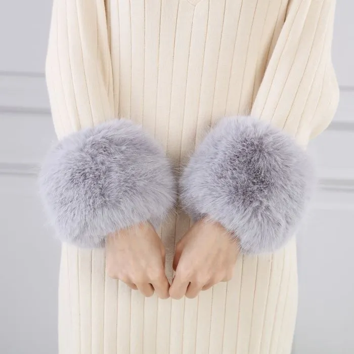 Faux Fur Cuffs