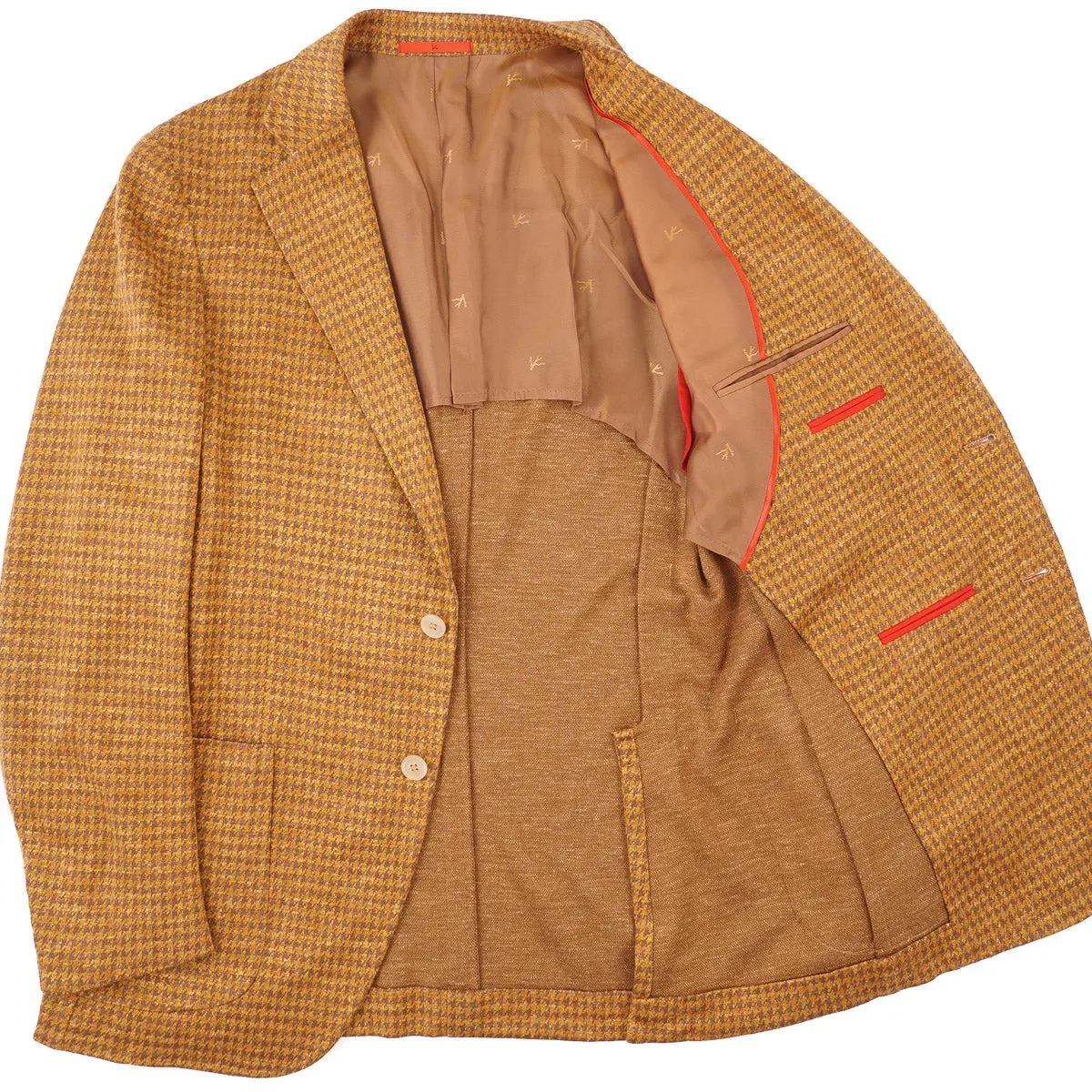 Isaia Jersey Wool-Silk-Linen Sport Coat
