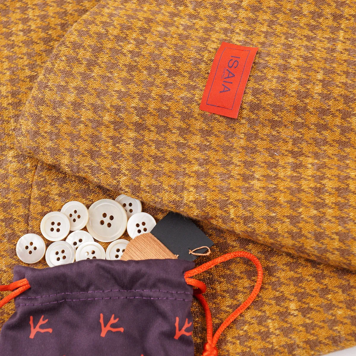 Isaia Jersey Wool-Silk-Linen Sport Coat