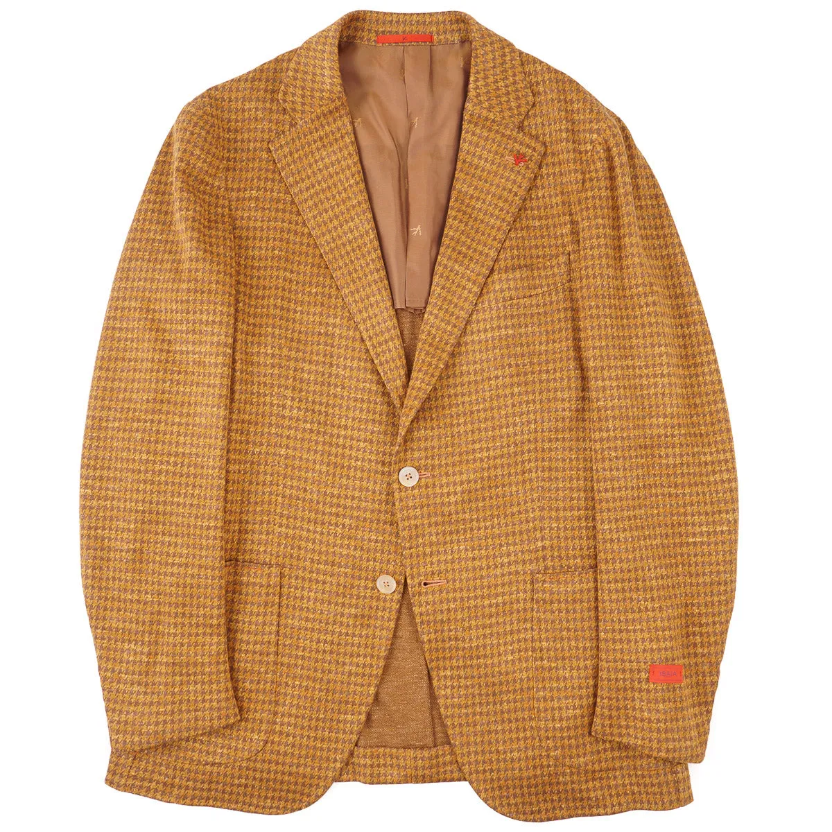 Isaia Jersey Wool-Silk-Linen Sport Coat