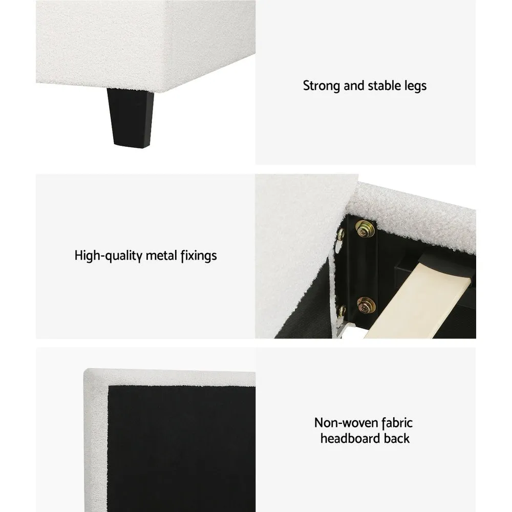 King Single Package | Coogee King Single Bed Frame & Bonita Euro Top Mattress (Medium Firm)