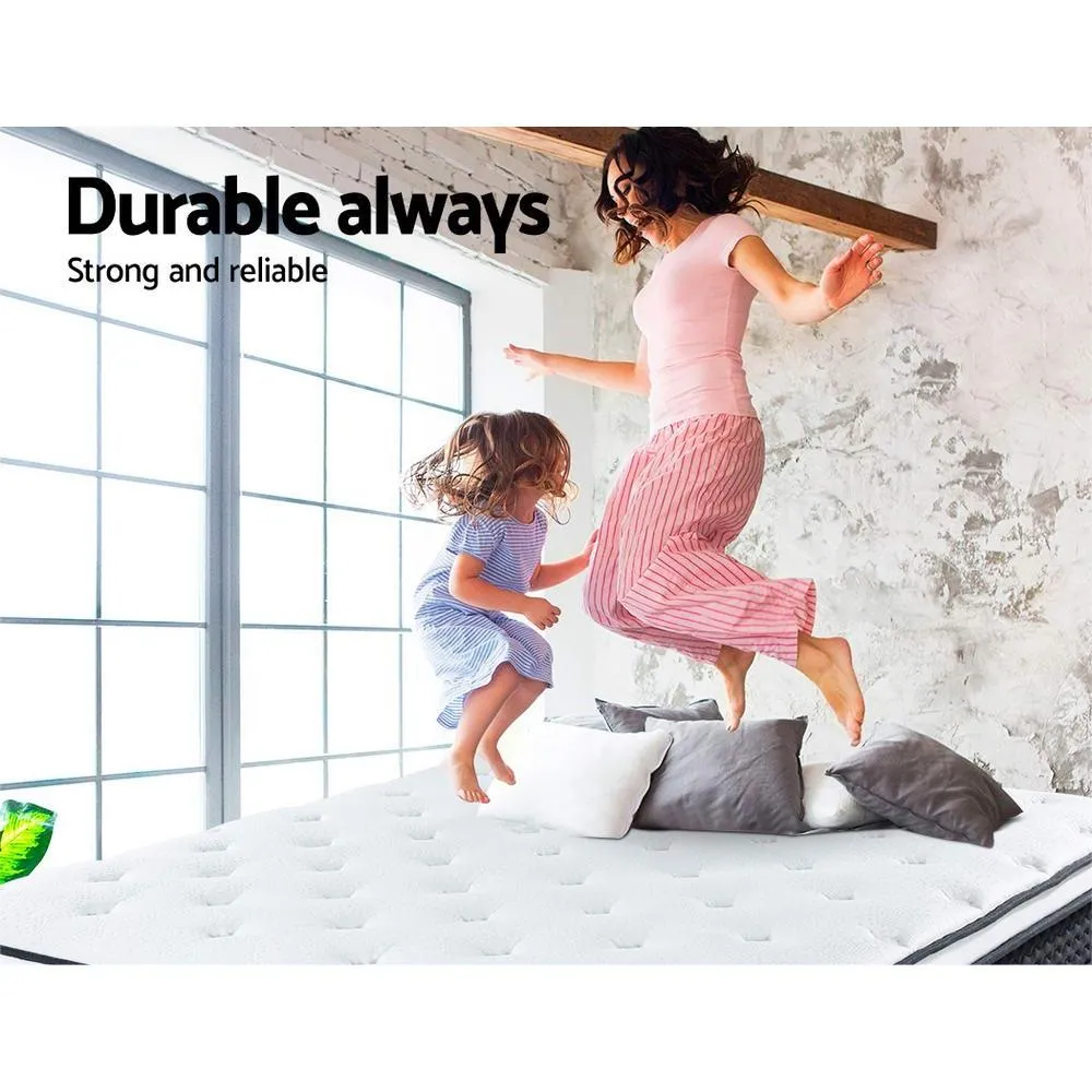 King Single Package | Coogee King Single Bed Frame & Bonita Euro Top Mattress (Medium Firm)