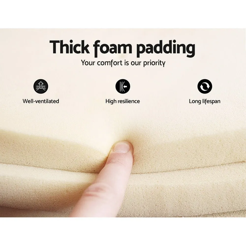 King Single Package | Coogee King Single Bed Frame & Bonita Euro Top Mattress (Medium Firm)