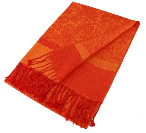 Light Paisley Pashmina Scarf Shawls 018