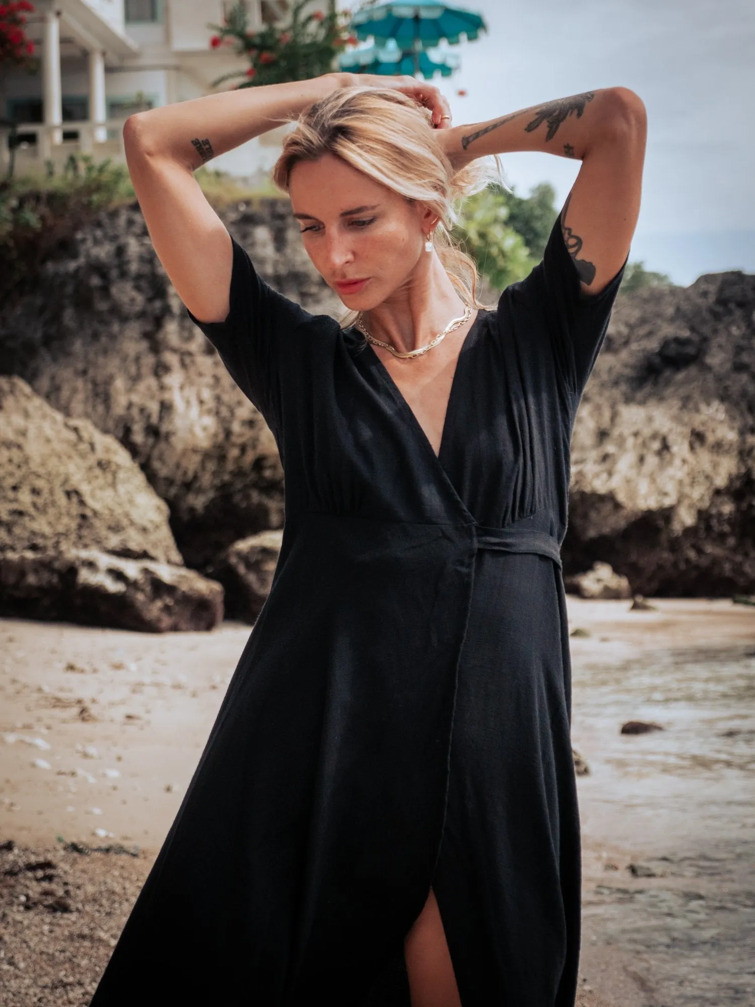 Lili Long Dress Black
