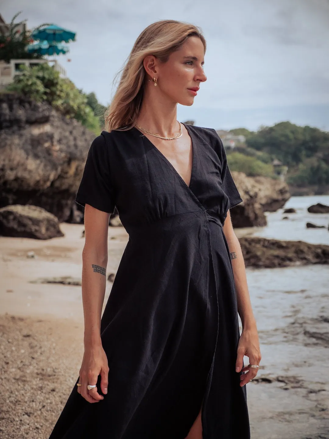 Lili Long Dress Black