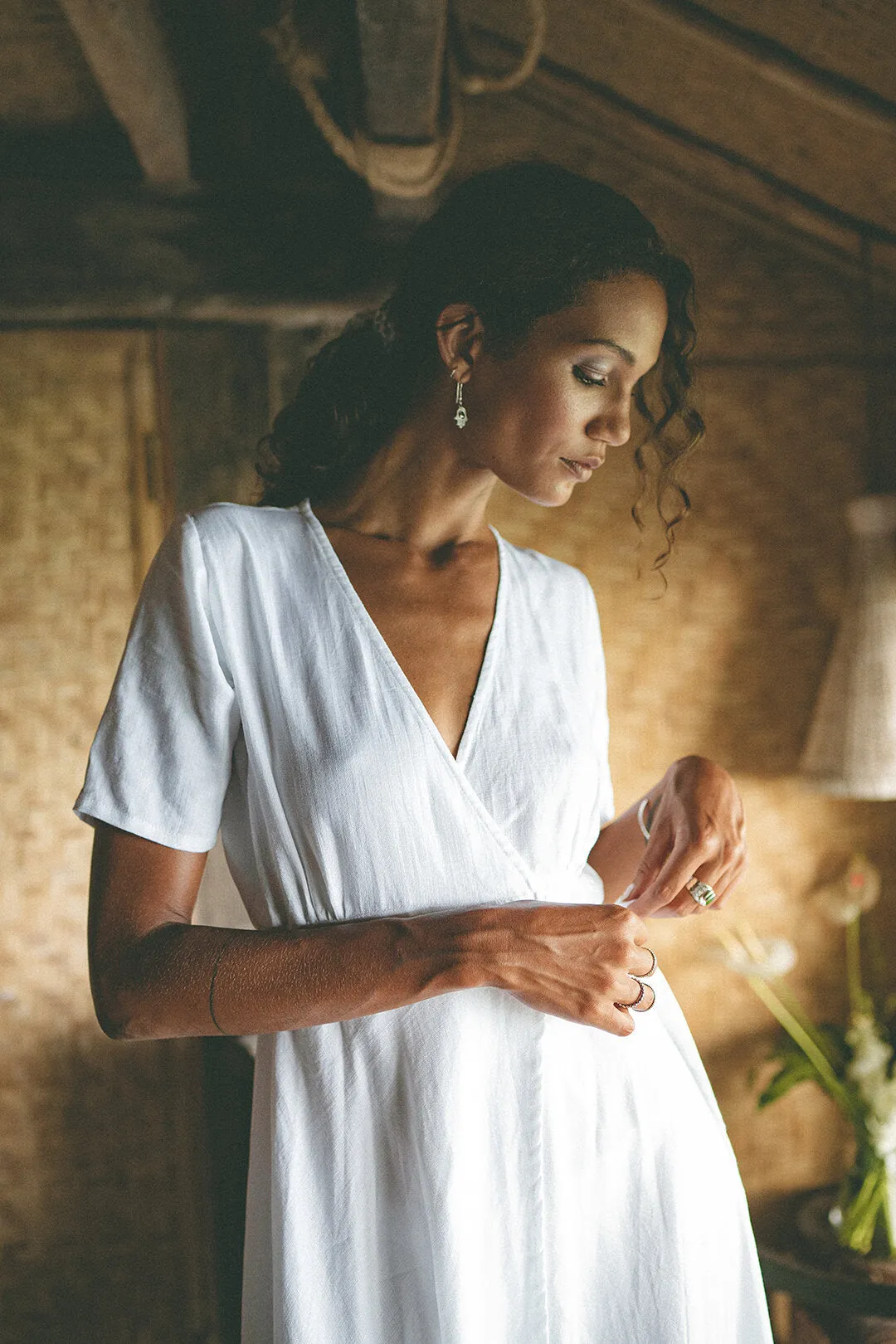 Lili Long Dress White