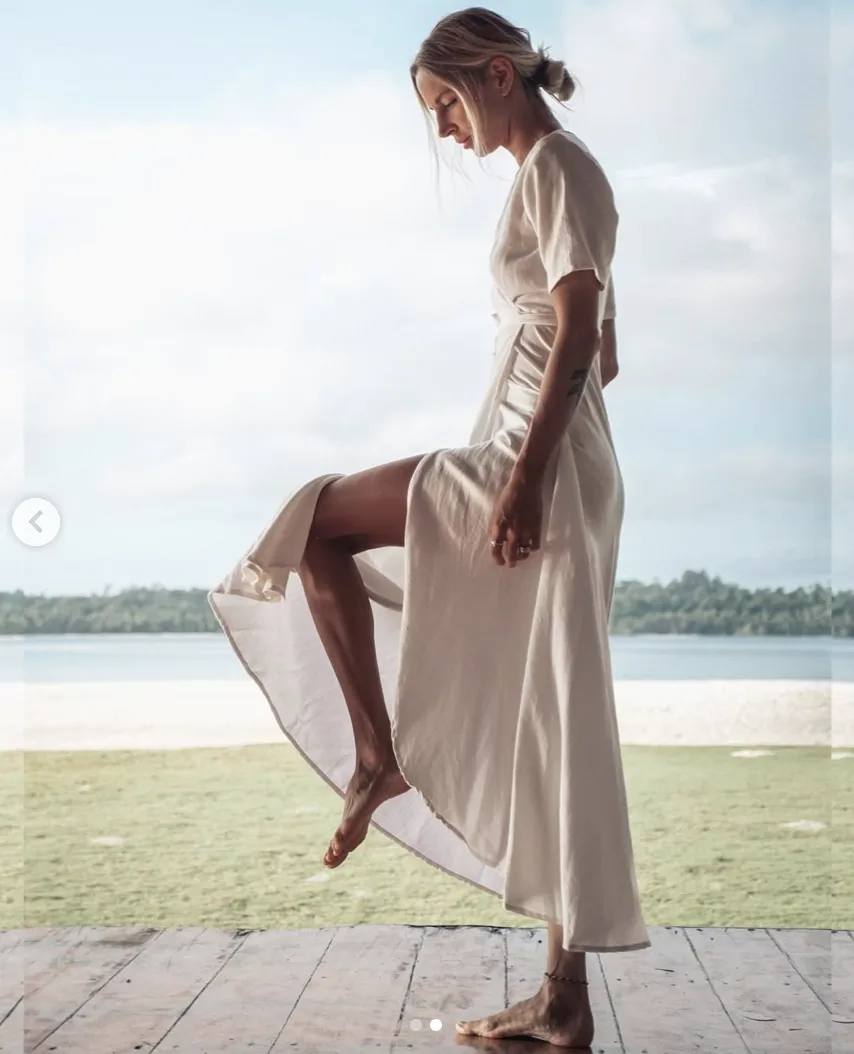 Lili Long Dress White
