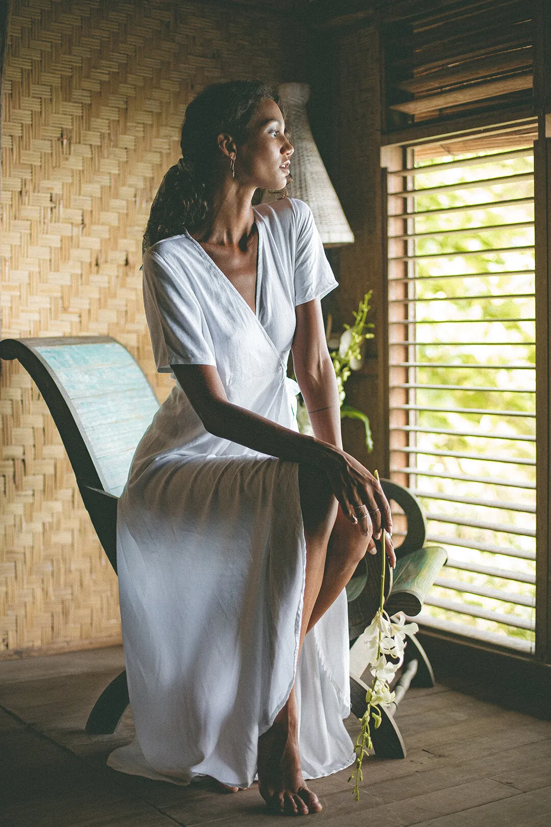 Lili Long Dress White