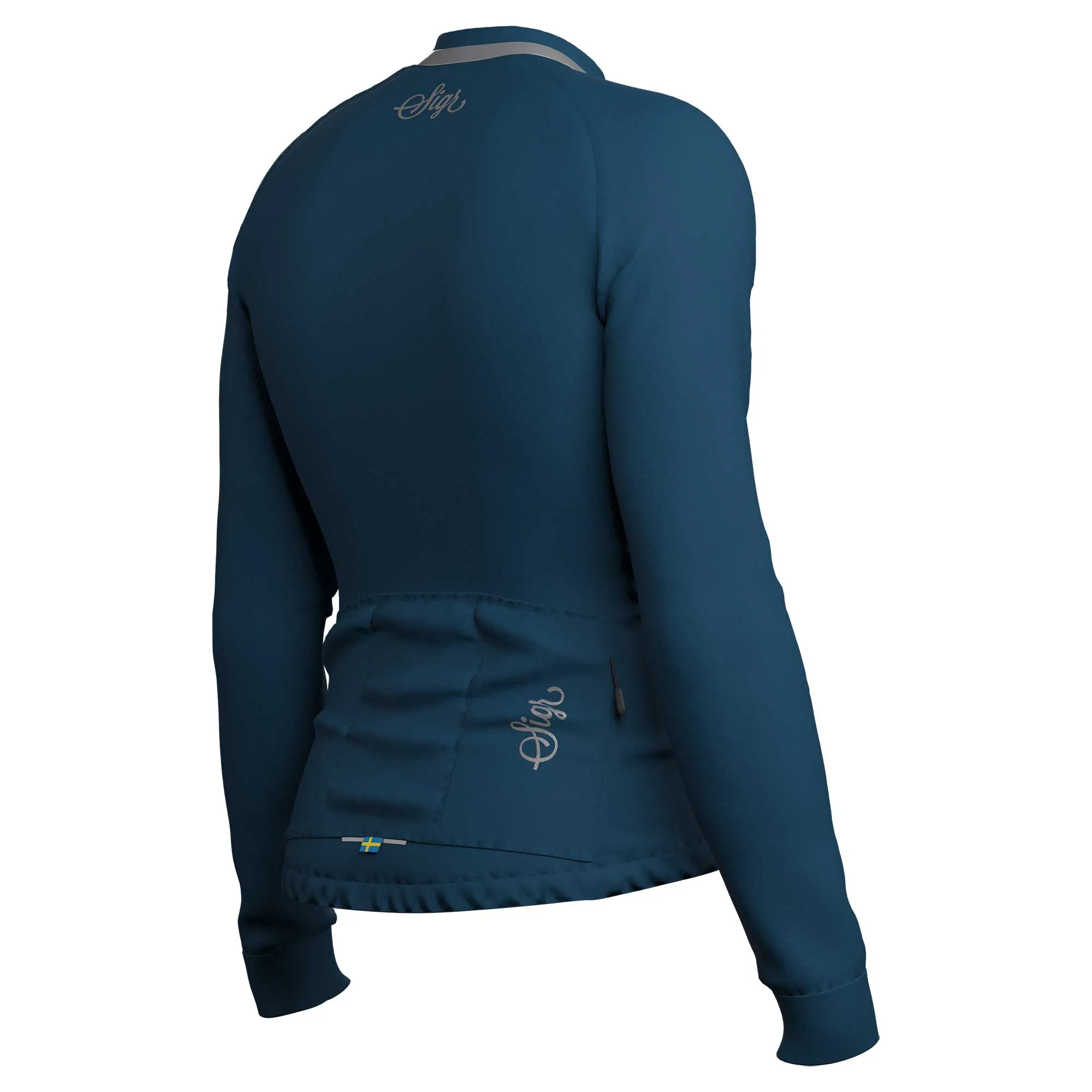 Ljung Blue Men's Warmer Long Sleeved Cycling Jersey