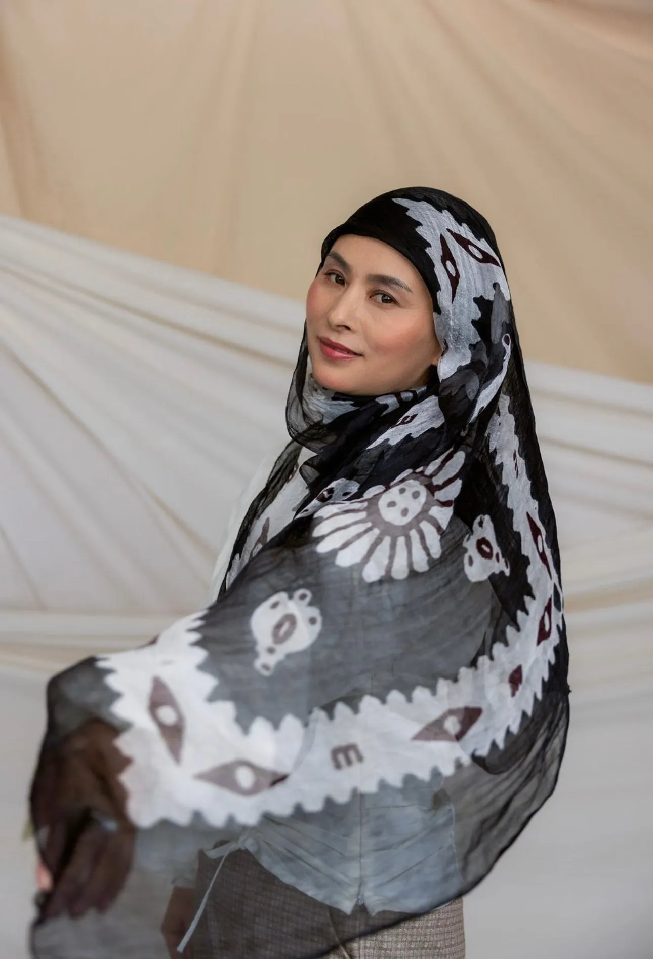 MY035  Hijab -Nana Habari  hijab  hijab/tudung  printed hijab  printed scarf  printed sacrf
