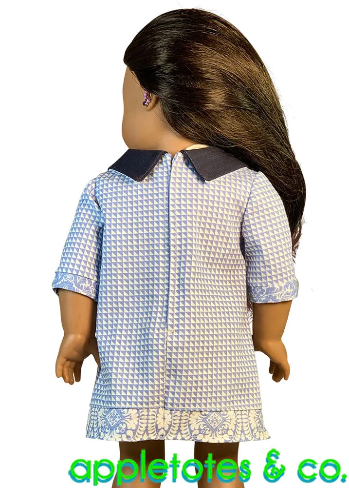 Palm Beach Tunic Sewing Pattern for 18 Inch Dolls