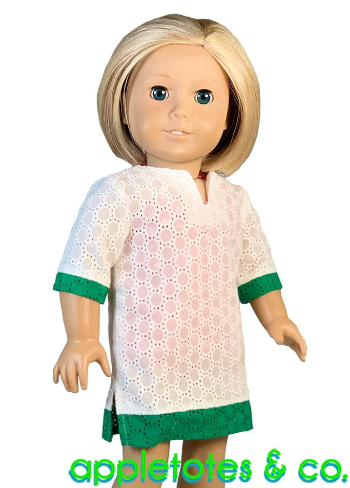 Palm Beach Tunic Sewing Pattern for 18 Inch Dolls