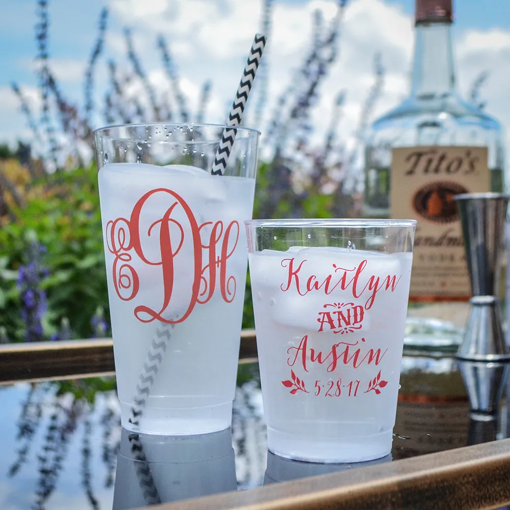 Personalized Birthday Hard Plastic Cups