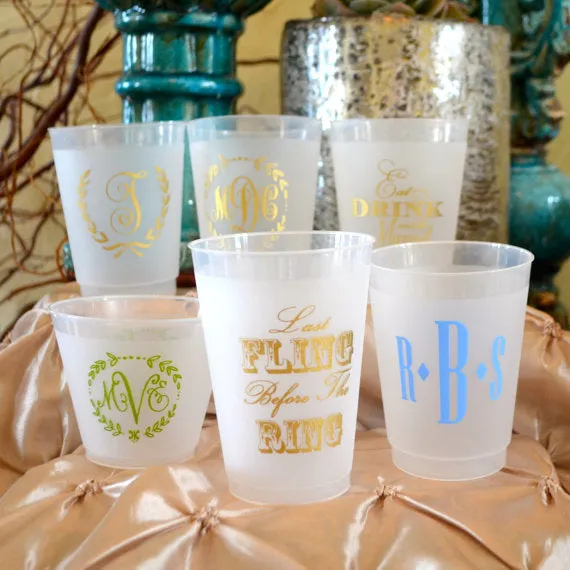 Personalized Shatterproof Wine Cups