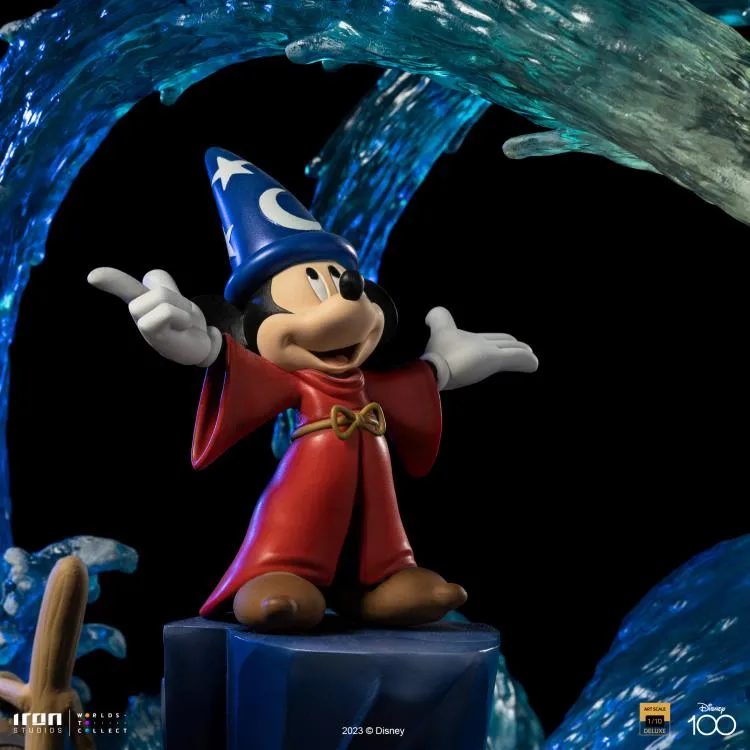 PRE-ORDER: Iron Studios Fantasia Mickey Deluxe Art Scale 1/10 Statue