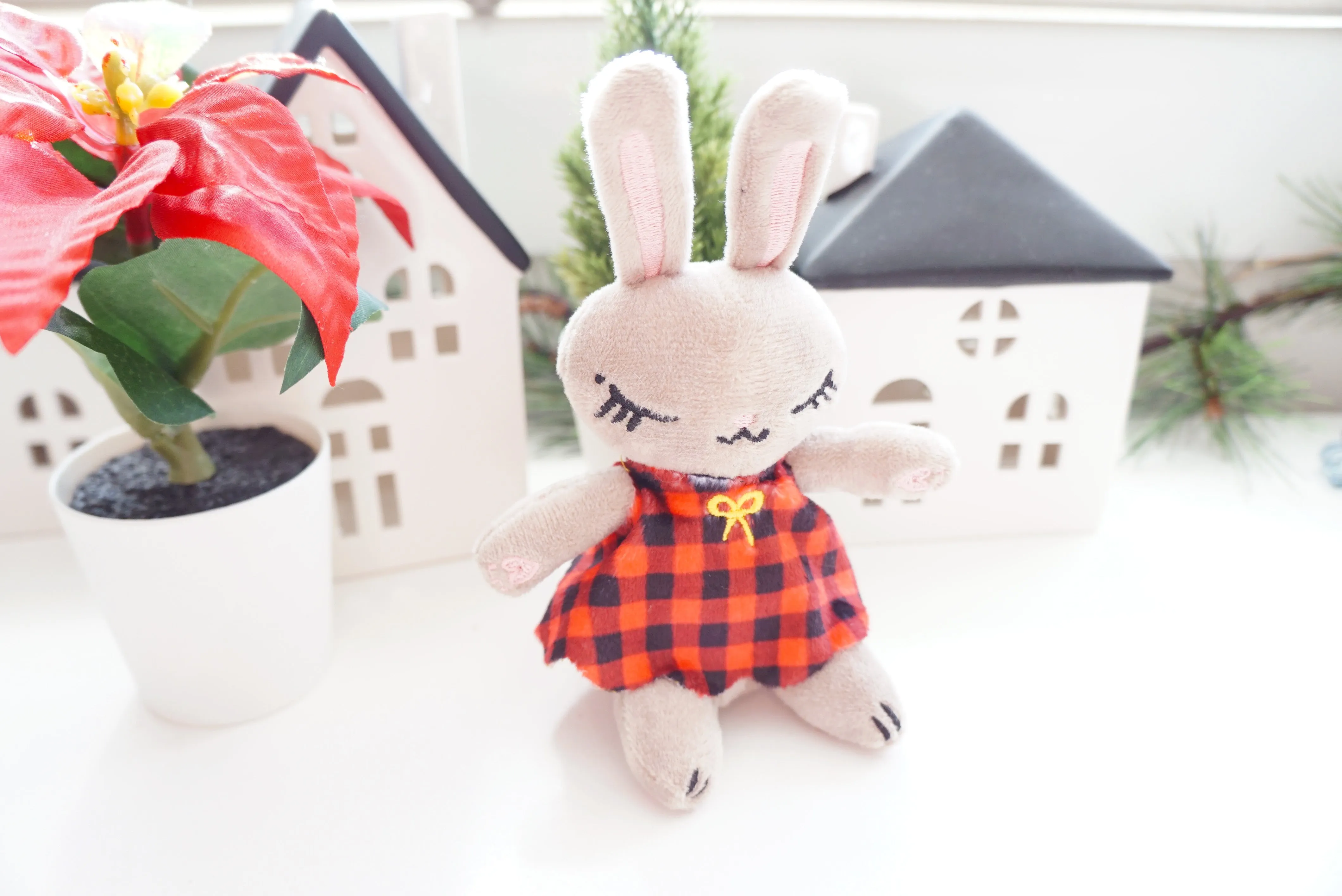 Red & Black Buffalo Plaid Holiday 2020 Plush Juniper - Doorbuster!