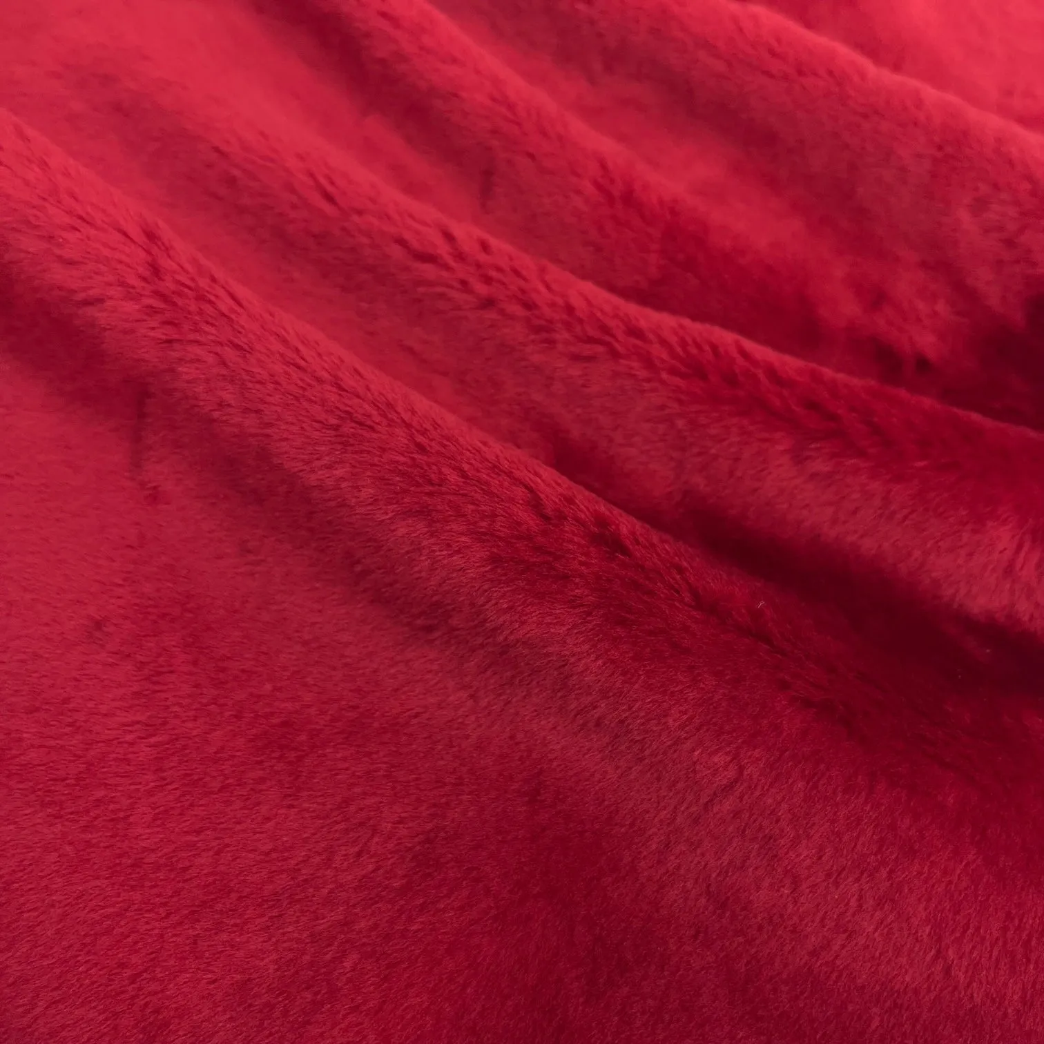 Short Hair Shearling | Red