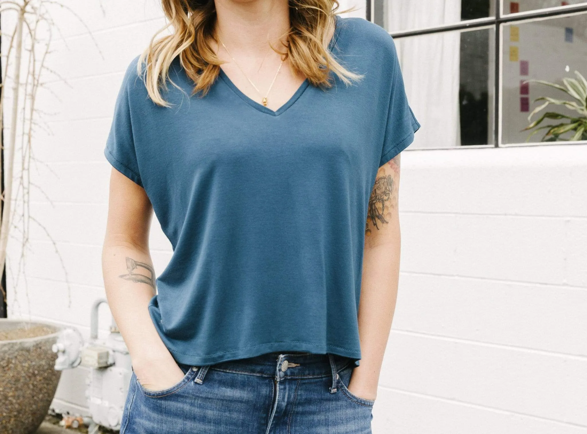 The Tabor V-Neck Sizes 00-20 - Sew House Seven