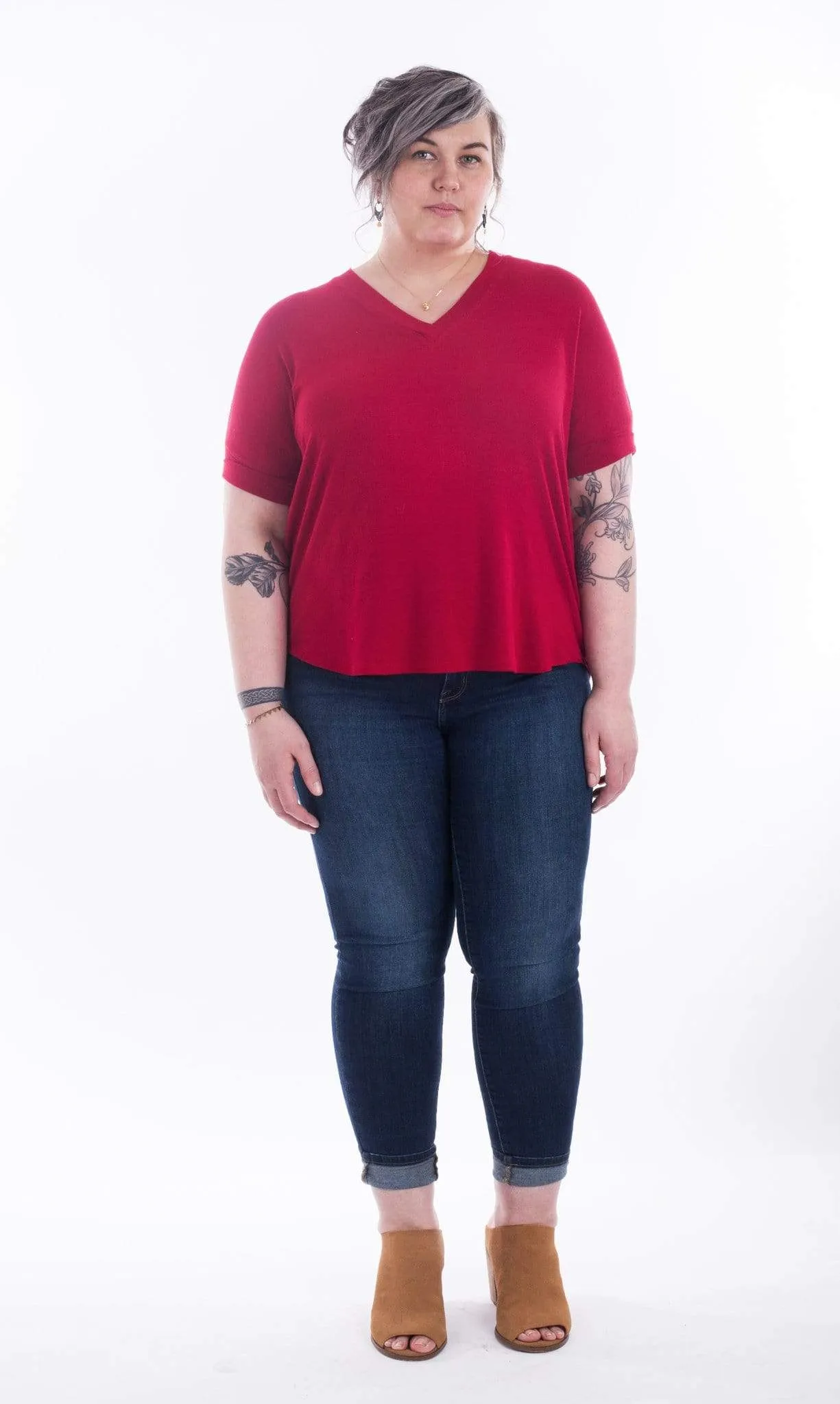 The Tabor V-Neck Sizes 00-20 - Sew House Seven
