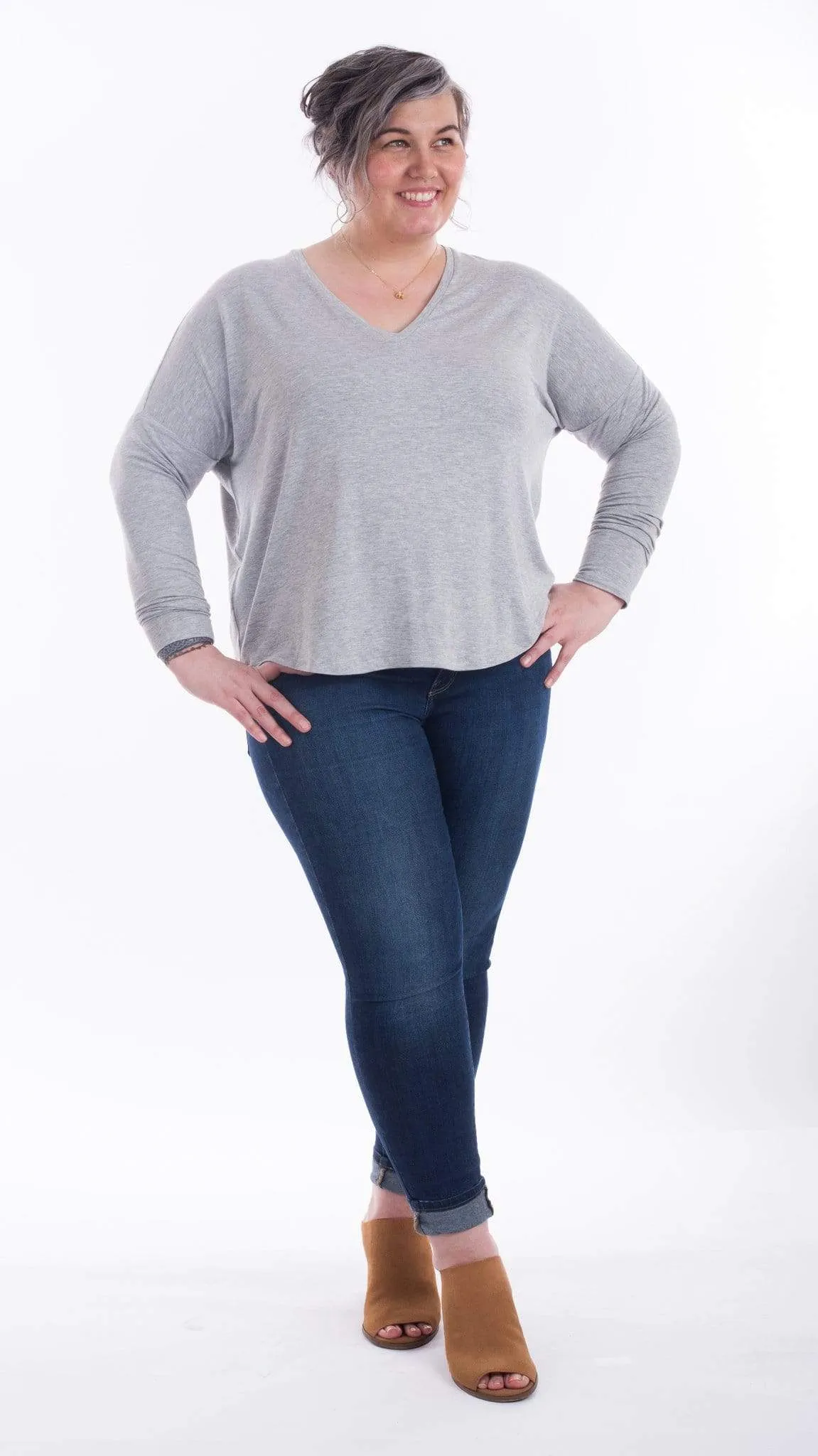 The Tabor V-Neck Sizes 00-20 - Sew House Seven