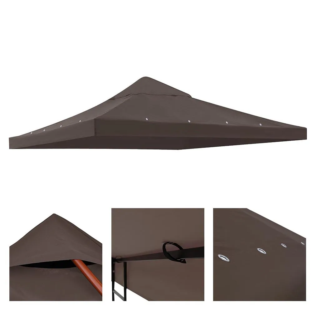 TheLAShop 10x10 ft Garden Canopy Gazebo Top Replacement