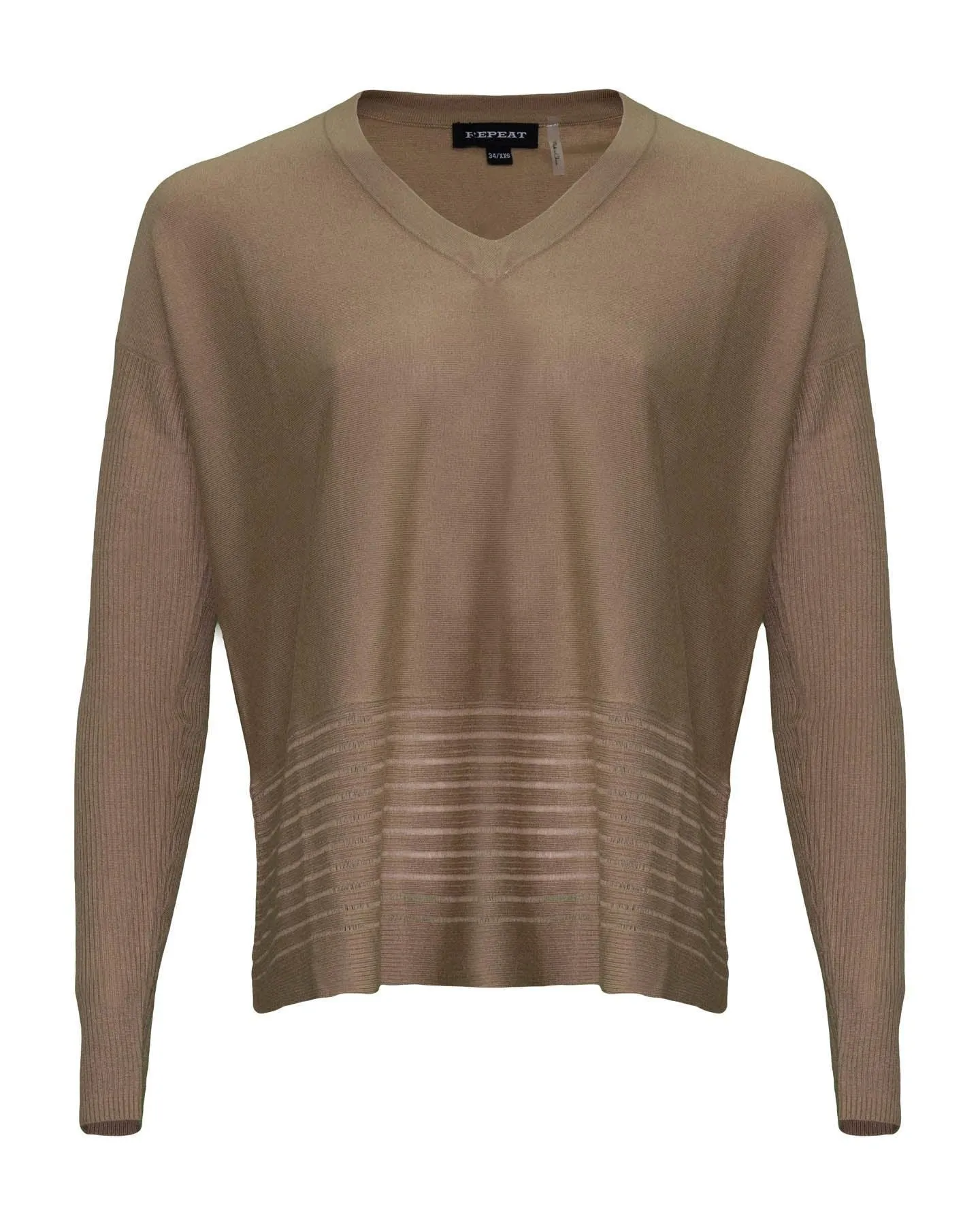 V Neck Bamboo Cashmere Blend Sweater