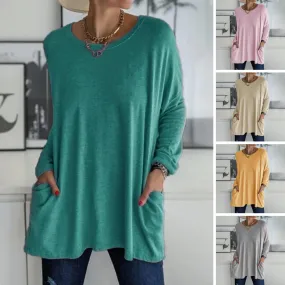 Women's Oversized Long Sleeve Tunic | Casual & Comfy